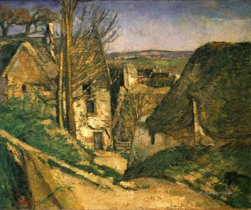 Paul Cezanne Painting - La casa del ahorcado en Auvers Paul Cezanne